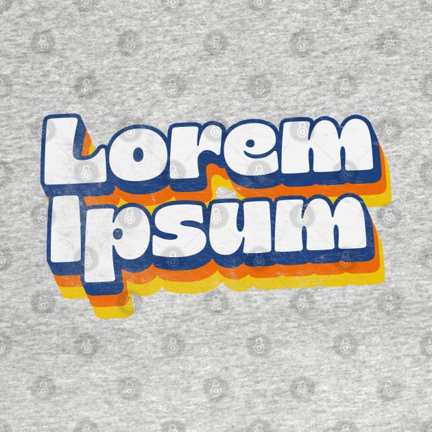 Lorem Ipsum // Design Typography Geek Gift by DankFutura